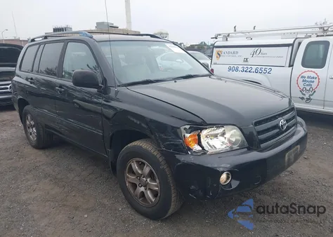 2006 Toyota Highlander V6 from USA, damaged, VIN JTEEP21A360177859